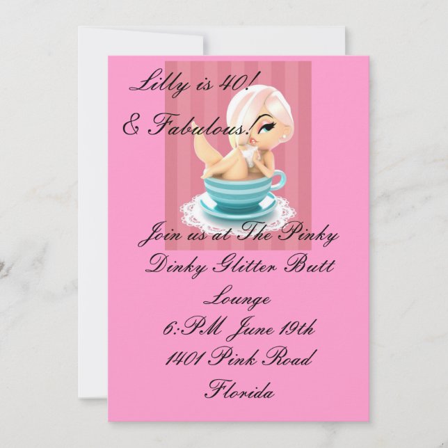 Birthday Party Invitation (Front)