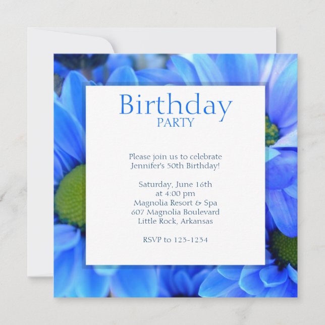 Birthday Party Invitation (Front)
