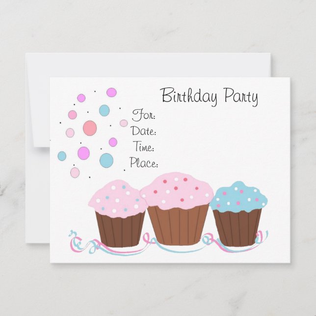 Birthday Party Invitation (Front)