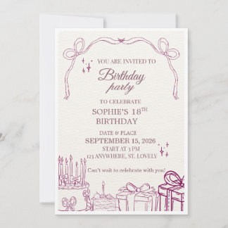 BIRTHDAY PARTY INVITATION