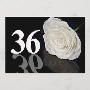 Birthday party invitation 36 years old