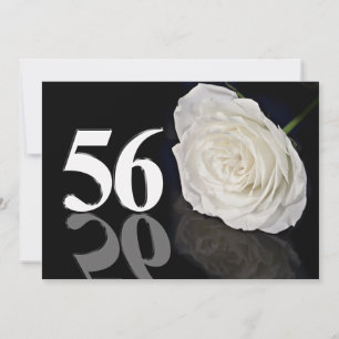 Birthday party invitation 56 years old