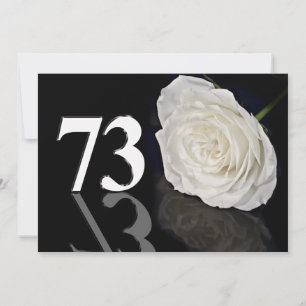 Birthday party invitation 73 years old