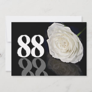 Birthday party invitation 88 years old