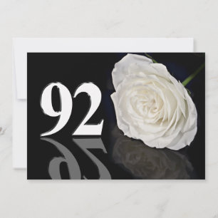 Birthday party invitation 92 years old