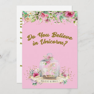 Birthday Party Invitation for 3 yr. Old Girl