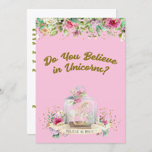 Birthday Party Invitation for 3 yr. Old Girl