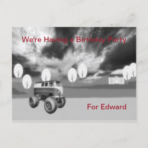 Birthday Party Invitation for 70 yr Old Male Postcard