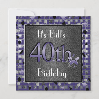 Birthday Party Invitation For Him