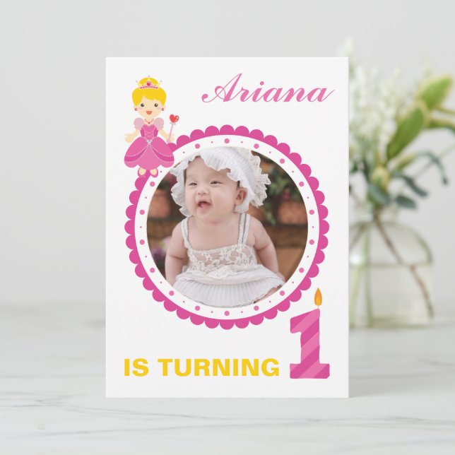 Birthday Party Invitation Template (Standing Front)