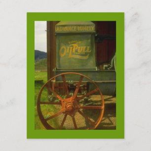 BIRTHDAY PARTY INVITATION -VINTAGE GREEN TRACTOR
