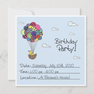 Birthday Party Invitations