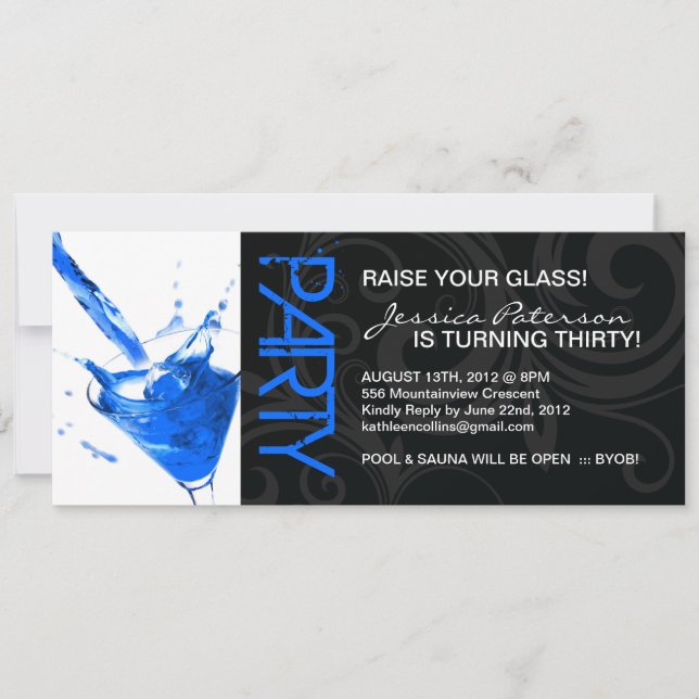 BIRTHDAY PARTY INVITATIONS (Front)