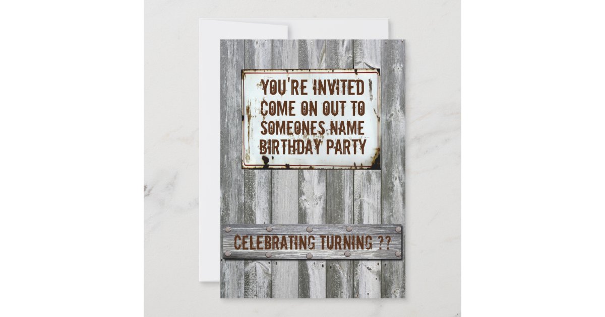 Birthday Party Invitations | Zazzle