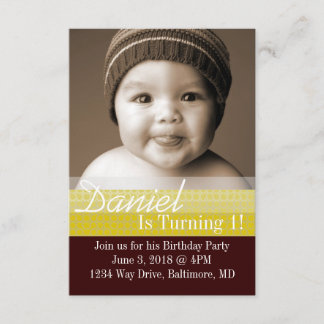 Birthday Party Invite | B-Day I |dbrli