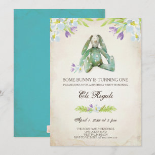 Birthday Party Invite ~ Bunny Invitation
