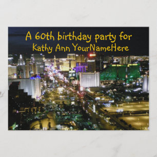 Birthday Party Invite Las Vegas Nevada