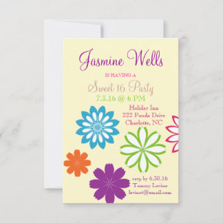 Birthday Party Invite | 'Pretty Sweet' 16