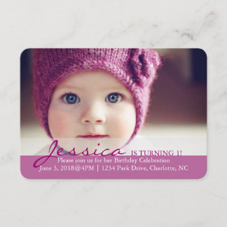 Birthday Party Invite | Turning 1!