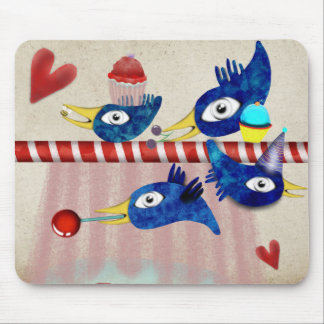 Birthday Party lolly pop cake cupcake cherry Mouse Mat