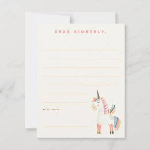 Birthday Party Note or Message Card