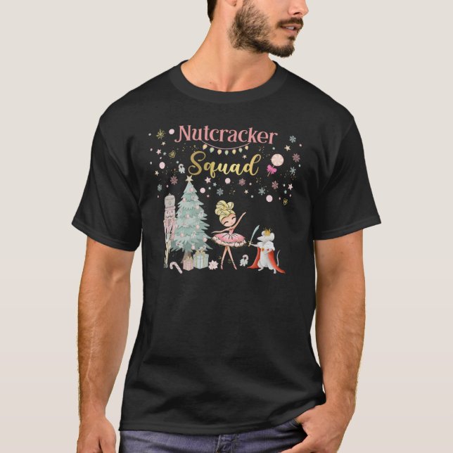 Birthday Party Nutcracker Crew Squad Ballet Dance  T-Shirt (Front)