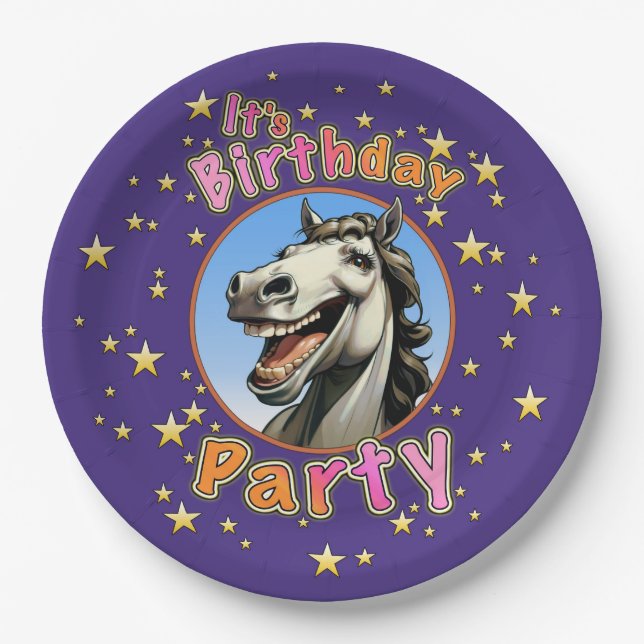 Birthday Party Paper Plate (Front)