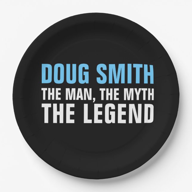 birthday party paper plates (Front)