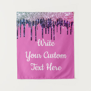 Birthday Party Photo Booth Backdrop Sweet 16 Drop Tapestry