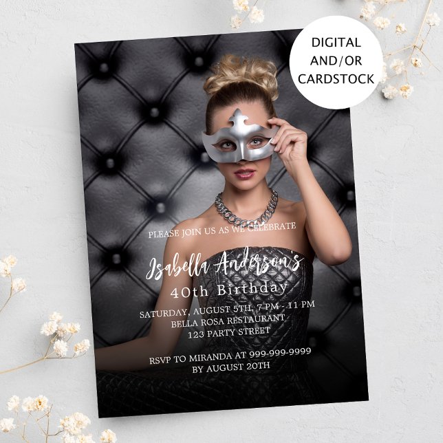 Birthday party photo invitation (Creator Uploaded)