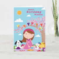 Birthday Party Picnic Card