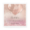 Birthday party pink rose gold glitter balloons