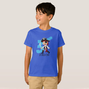 Birthday Party Pirate 3rd Name T-Shirt