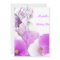 Birthday Party Pretty Floral Lilac White Butterfly