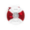 Birthday Party Red White Diamond Red Bow