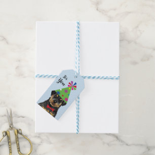 Birthday Party Rottweiler Gift Tags