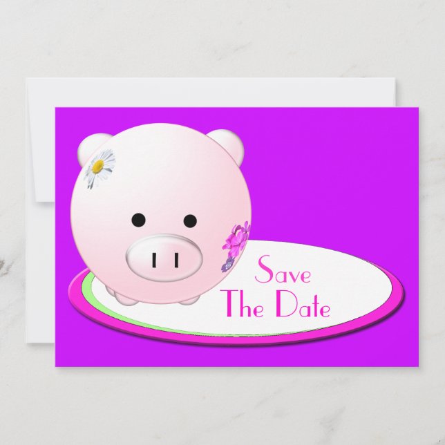 Birthday Party Save The Date (Front)