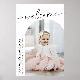 Birthday Party Sign Photo Welcome Sign