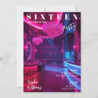 Birthday Party Sixteen Magazine Cover