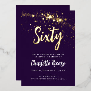 Birthday Party Sixty (or change age)