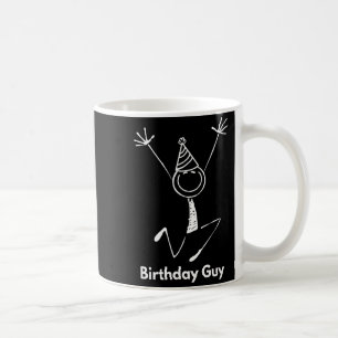 Birthday Party Smile Face Funny Cute Birthday Guy Coffee Mug