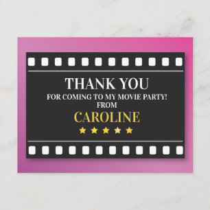 Birthday Party Thank You Show Movie Film Ticket