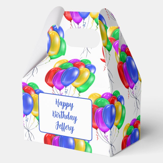Birthday Party Treat Favour Box (Front)