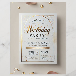 Birthday party wise card 