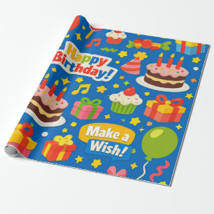 Birthday Party Wrapping Paper