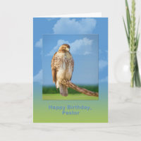 Birthday, Pastor, Rough Legged Hawk Bird