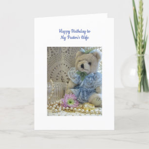 Birthday Pastors Wife Christian Card BBR