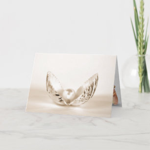 birthday pearl in oyster shell card