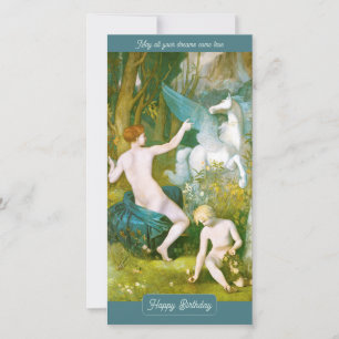 Birthday Pegasus Puvis de Chavannes CC0549 Card