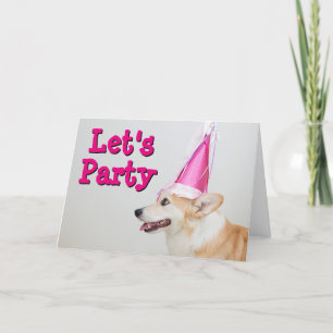 Birthday Pembroke Welsh Corgi Dog Card